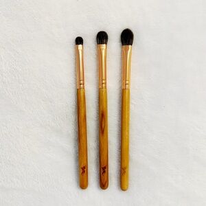 Chinese Fude Soft Sabel Goat Hair Eyeshadow Liner Makeup Brush Set